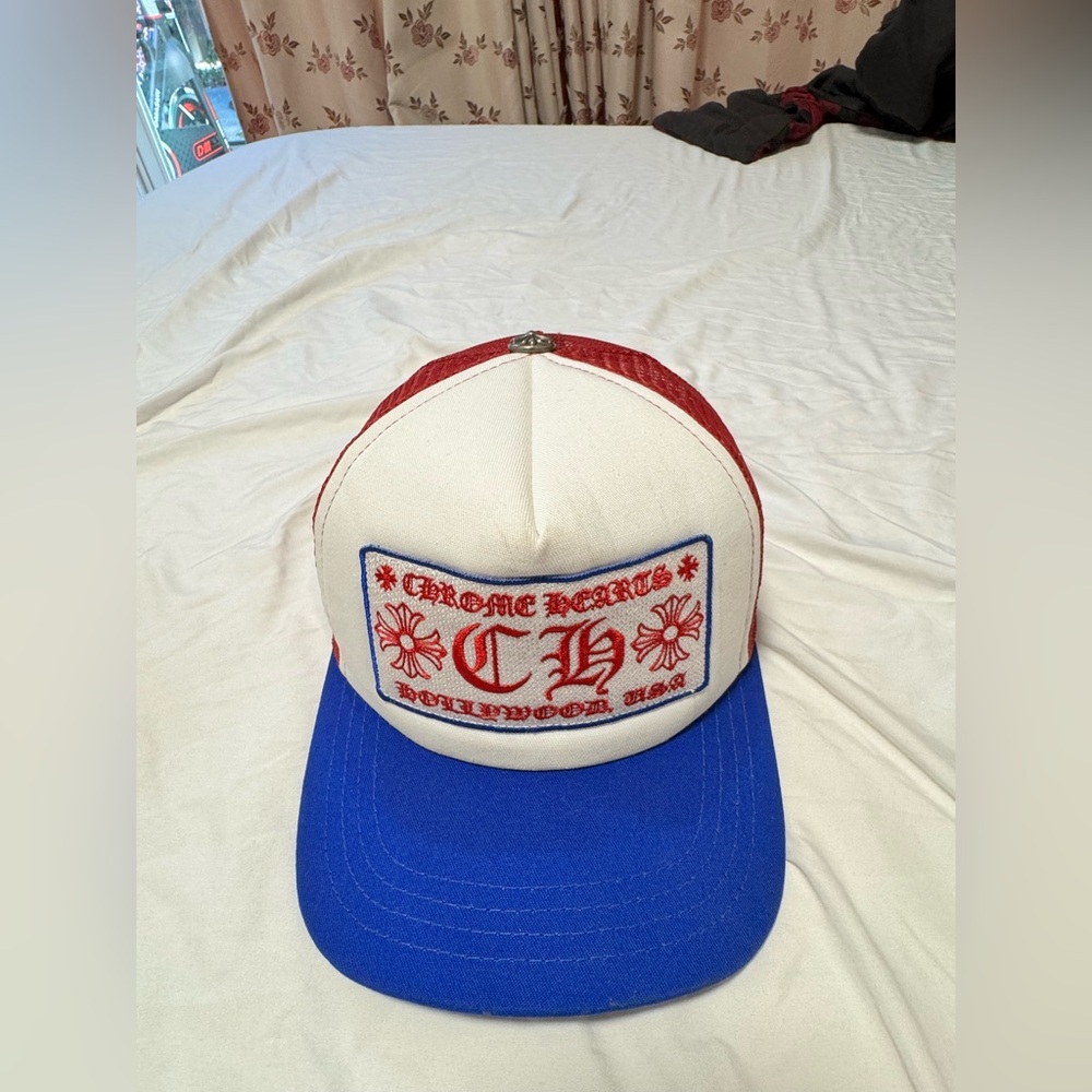 Chrome Hearts Red and Blue Cap